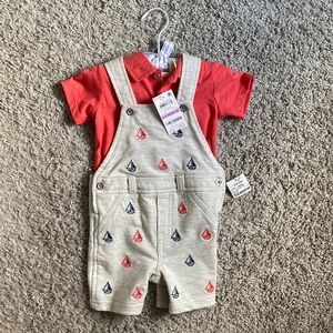 Baby Boy Shorts Overalls Outfit ❤️